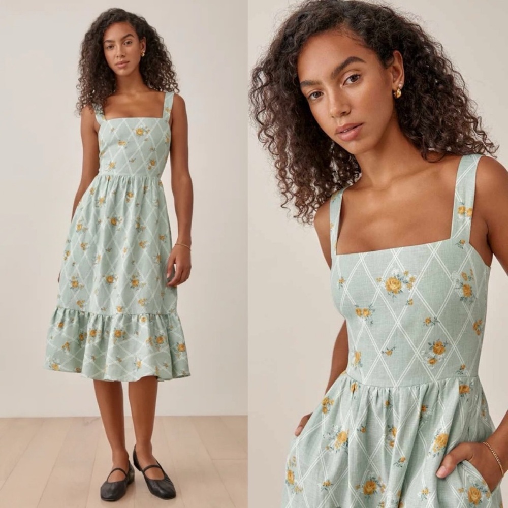 NWT Reformation Manet Dress Celia - Size 4